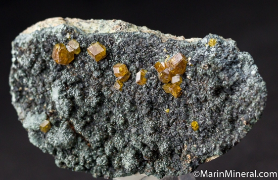 Andradite var. Topazolite from Yellow Cat Mine, San Benito Co., California, USA [db_pics/pics/D593b.jpg]