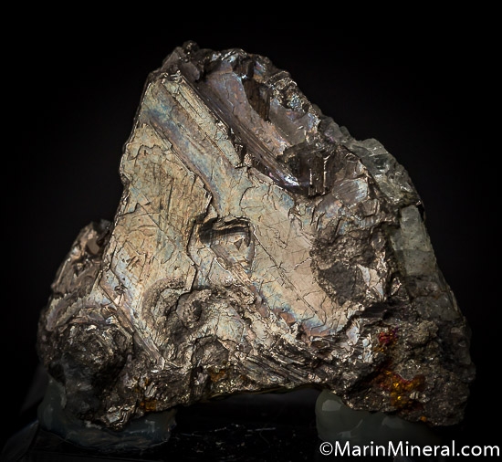 Bismuth with Fluorite from Dolcoath Mine, Camborne, Cornwall, England [db_pics/pics/J305a.jpg]