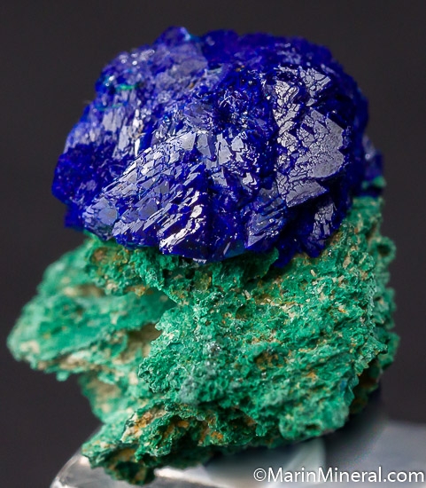 Azurite on Malachite from Nevada Lode, San Juan County, Utah [db_pics/pics/J464b.jpg]