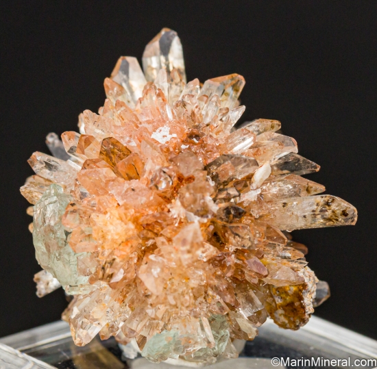 Fluorite on Creedite from Mina Navidad, Rodeo, Durango, Mexico [db_pics/pics/LL491b.jpg]