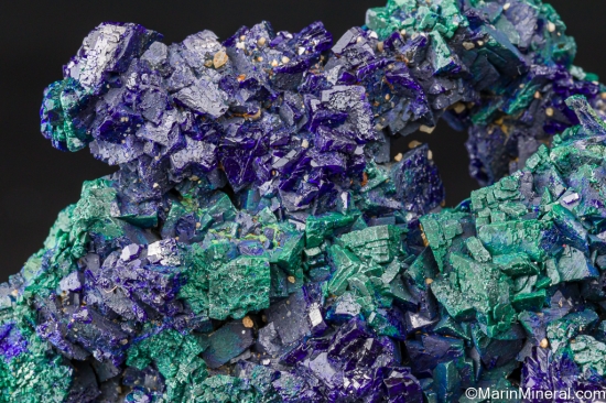 Azurite, Malachite after Azurite from Chessy, Rhone-Alpes, France [db_pics/pics/LL937c.jpg]