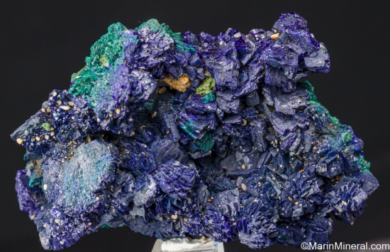 Azurite, Malachite after Azurite from Chessy, Rhone-Alpes, France [db_pics/pics/LL937g.jpg]