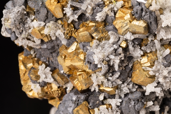 Pyrite, Quartz, Galena, Chalcopyrite from Leonard Mine, Butte, Montana, USA [db_pics/pics/LV371d.jpg]