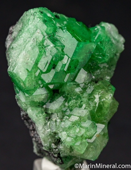 Tsavorite with Graphite from Merelani Hills, Arusha, Tanzania [db_pics/pics/M419b.jpg]