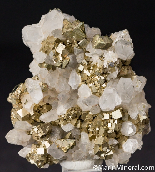 Quartz with Pyrite from Oppu Mine, Amori, honshu, Japan [db_pics/pics/M468a.jpg]