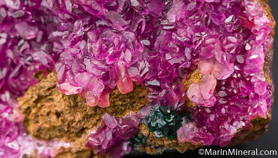Cobaltoan Calcite with minor Malachite from Mashamba West Mine, Kolwezi, Democratic Republic of Congo (Zaire) [db_pics/pics/SM587c.jpg]
