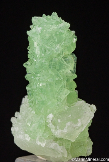 Prehnite on Quartz from Goboboseb Mtns., Erongo Region, Namibia [db_pics/pics/ST136b.jpg]