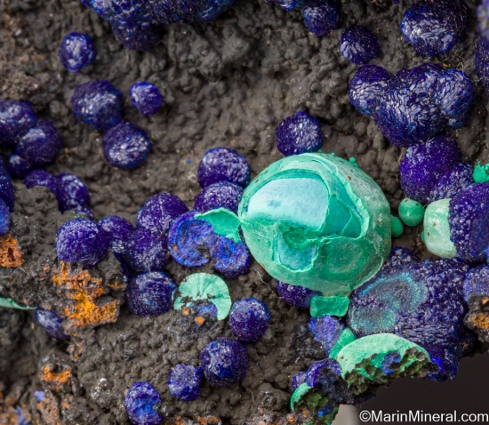 Azurite with Malachite from Bisbee, Cochise Co., Arizona, USA [db_pics/pics/ST185b.jpg]