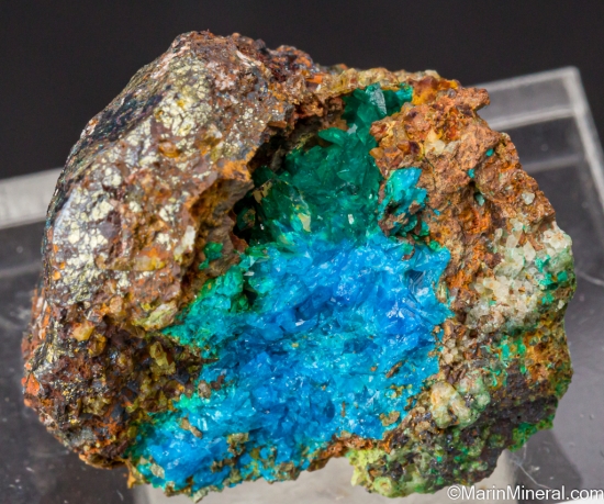 Liroconite from Wheal Gorland, St Day, Cornwall, England, United Kingdom [db_pics/pics/ST210a.jpg]