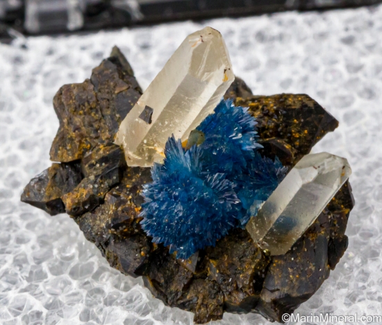 Vauxite with Quartz from Llallagua, PotosÃ­, Bolivia [db_pics/pics/ST218b.jpg]