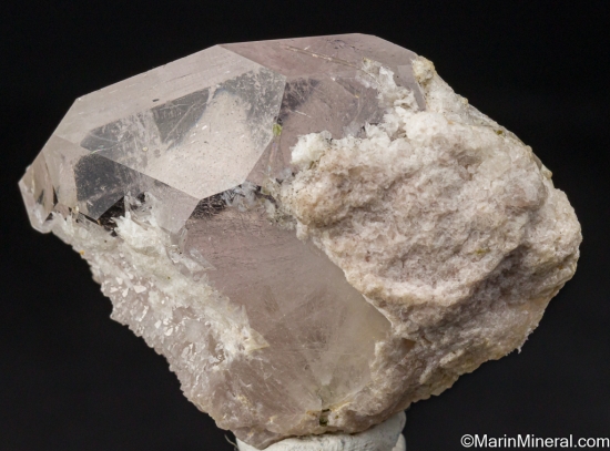 Tourmaline in Morganite from Kunar, Afghanistan [db_pics/pics/ST264c.jpg]