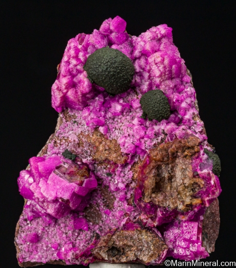 Kolwezite on Cobaltian Calcite from Kolwezi Mining District, Lualaba, DR Congo [db_pics/pics/ST363a.jpg]