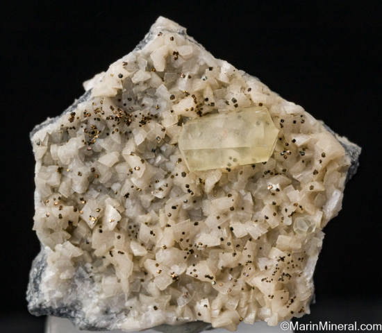 Calcite on Dolomite from Convoy Quarry, Donegal, Ireland [db_pics/pics/SV457a.jpg]