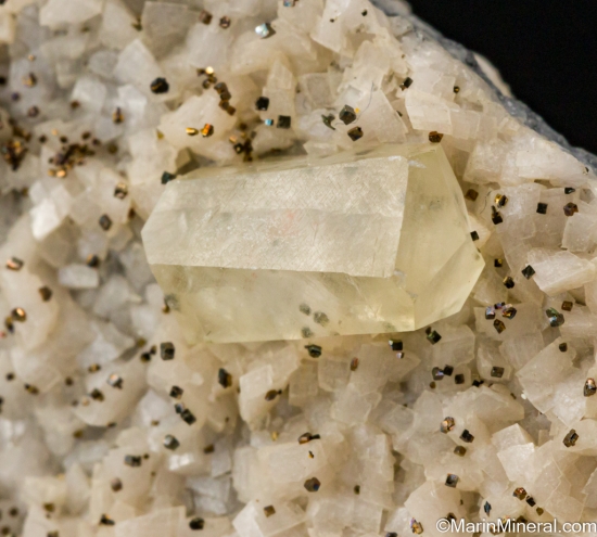Calcite on Dolomite from Convoy Quarry, Donegal, Ireland [db_pics/pics/SV457e.jpg]