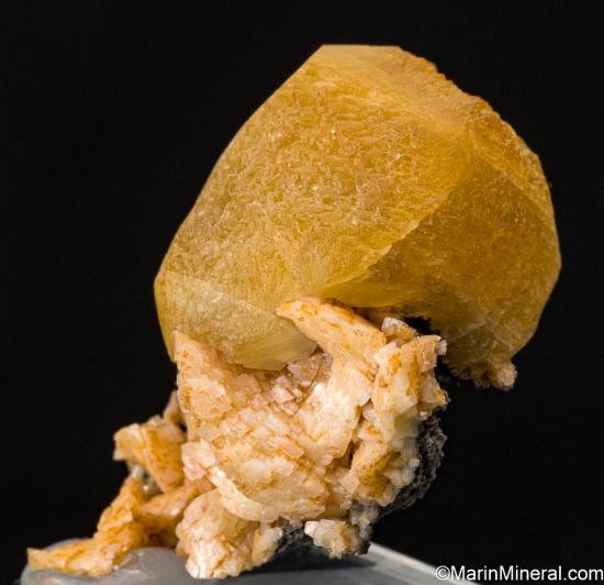 Calcite on Dolomite from Augharmore Quarry, Augharmore, Co. Sligo, Ireland [db_pics/pics/SV500b.jpg]