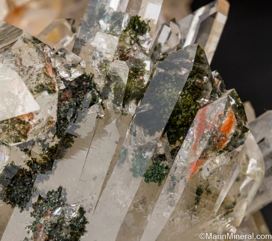 Quartz with Epidote from East side of Smerwick Harbour, north of Ballynagall, Dingle, Co. Kerry, Ireland [db_pics/pics/SV523d.jpg]