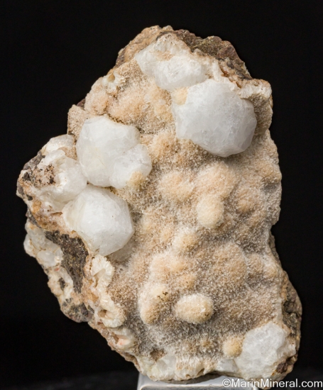 Analcime on Stilbite from Giants Causeway, Co. Antrim, Ireland [db_pics/pics/SV529a.jpg]