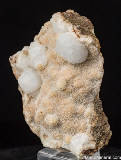 Analcime on Stilbite from Giants Causeway, Co. Antrim, Ireland [db_pics/pics/SV529b.jpg]
