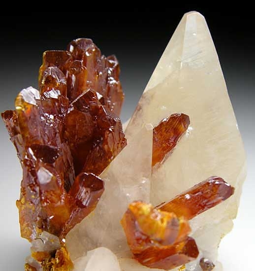 Orpiment with Calcite from Shimen Mine, Hunan Prov., China [db_pics/pics/a446b.jpg]