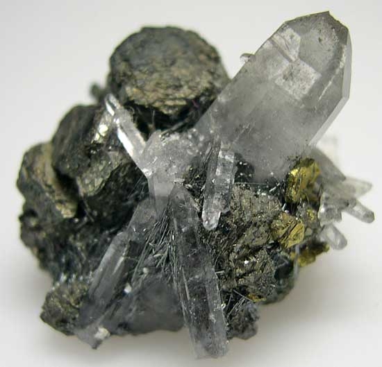 Stannite, Quartz from Yaogangxian Mine, Hunan, China [db_pics/pics/a628c.jpg]