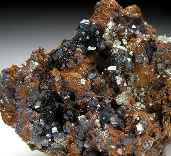 Scorodite with Pyrite from Pingtouling Mine, Guangdong Prov., China [db_pics/pics/a688c.jpg]