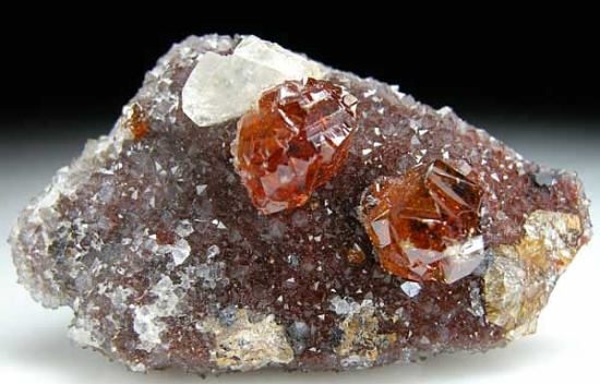 Sphalerite on Quartz from Shuikoushan Mine, Hunan, China [db_pics/pics/a786.jpg]