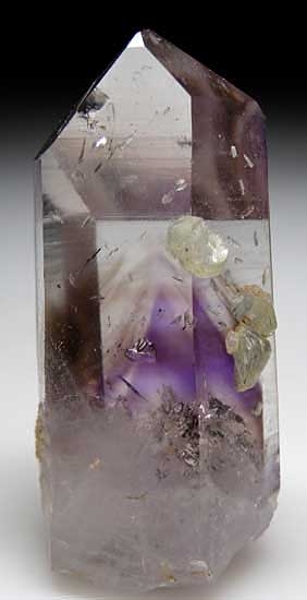 Prehnite on Quartz from Goboboseb Mountains, Brandberg District, Namibia [db_pics/pics/af231c.jpg]