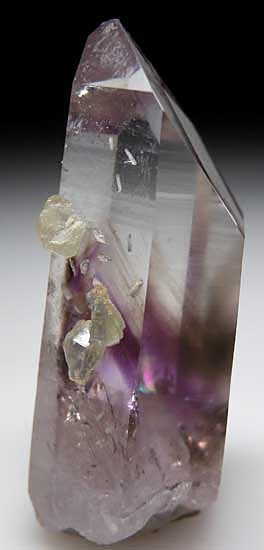 Prehnite on Quartz from Goboboseb Mountains, Brandberg District, Namibia [db_pics/pics/af231d.jpg]