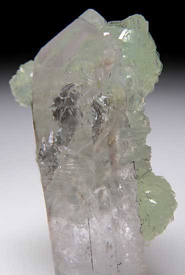 Prehnite on Quartz from Goboboseb Mountains, Brandberg District, Namibia [db_pics/pics/af233a.jpg]