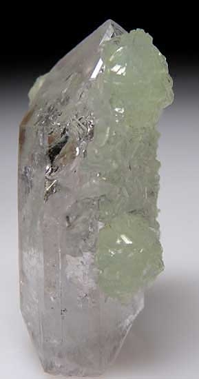 Prehnite on Quartz from Goboboseb Mountains, Brandberg District, Namibia [db_pics/pics/af233c.jpg]