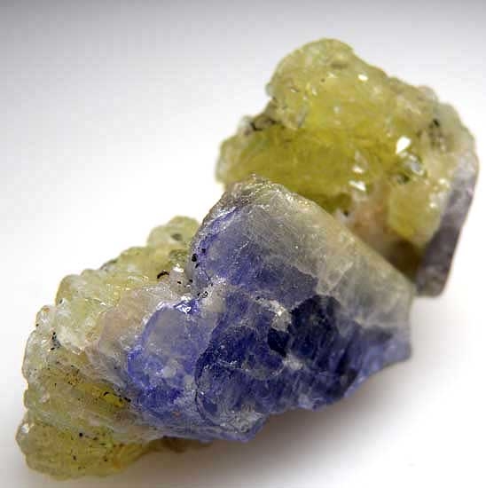 Prehnite with Tanzanite from Merelani Hills, Lelatema Mtns., Arusha Region, Tanzania [db_pics/pics/af278b.jpg]