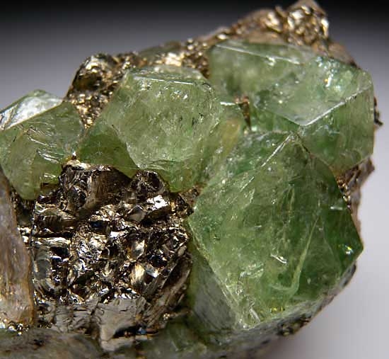 Tsavorite on Pyrite from Merelani Hills, Lelatema Mtns., Arusha Region, Tanzania [db_pics/pics/af402b.jpg]