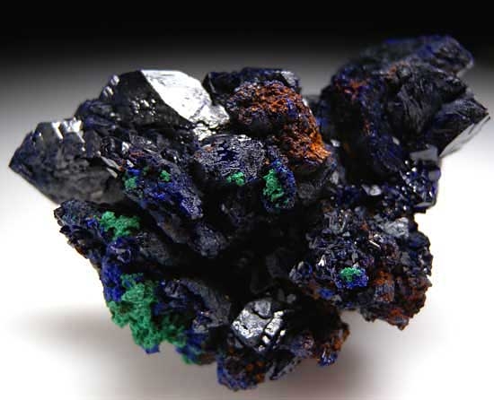 Azurite from Bou Bekker Mine, Toussit District, Oujda-Angad Prov., Morocco [db_pics/pics/af429a.jpg]