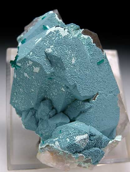 Plancheite over Quartz with Dioptase from Kaokaveld, Namibia [db_pics/pics/af479b.jpg]