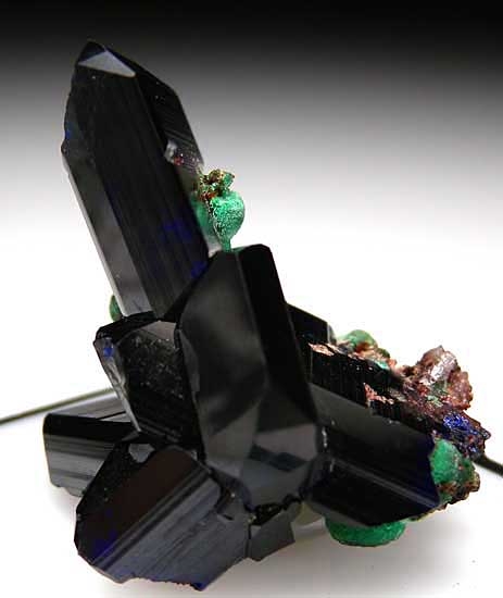 Azurite with Malachite from Tsumeb, Namibia [db_pics/pics/af511b.jpg]