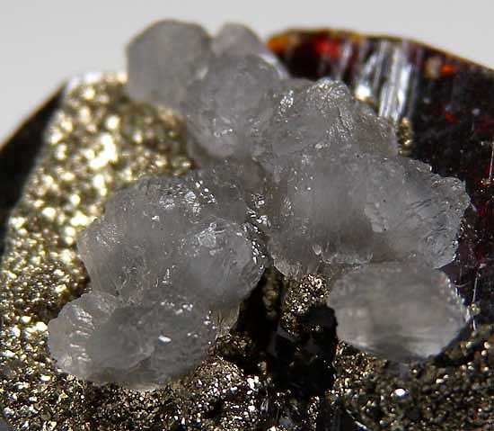 Sphalerite with Pyrite and Calcite (?) from Merelani Hills, Lelatema Mtns., Arusha Region, Tanzania [db_pics/pics/af841c.jpg]