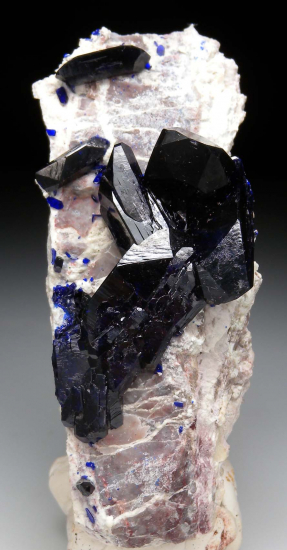 Azurite from Milpillas Mine, Cuitaca, Sonora, Mexico [db_pics/pics/fm447a.jpg]