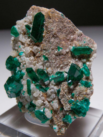 Willemite and Dioptase from Gotala, near Mindouli, Pool Dept., Rep. of Congo [db_pics/pics/fm524b.jpg]