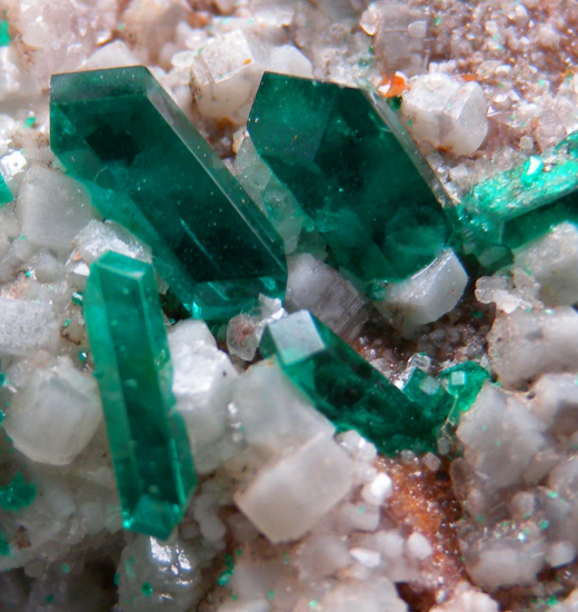 Willemite and Dioptase from Gotala, near Mindouli, Pool Dept., Rep. of Congo [db_pics/pics/fm524c.jpg]