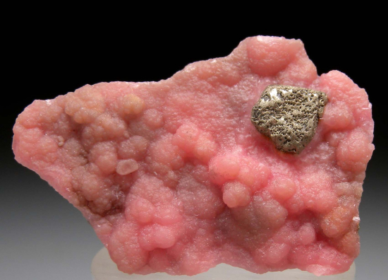 Pyrite on Rhodochrosite from Oppu Mine, Aomori, Japan [db_pics/pics/fm638a.jpg]