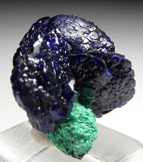 Azurite with Malachite from Milpillas Mine, Cuitaca, Sonora, Mexico [db_pics/pics/m146b.jpg]