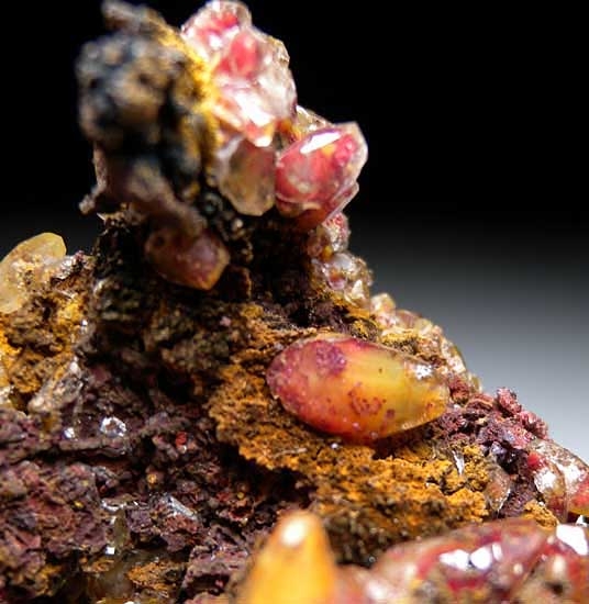 Copper on Calcite from Copper Queen Mine, Bisbee, Arizona [db_pics/pics/na113d.jpg]