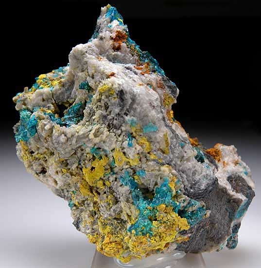 Caledonite with Perite from Reward Mine, near Independence, Inyo Co., California [db_pics/pics/na201a.jpg]