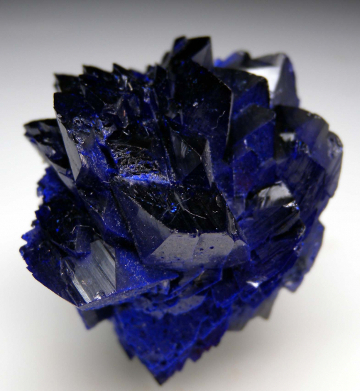 Azurite from Rosette Pocket, Milpillas Mine, Cuitaca, Sonora, Mexico [db_pics/pics/p178c.jpg]