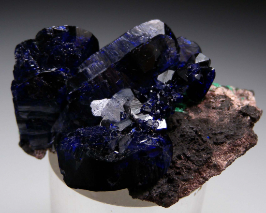 Azurite from Milpillas Mine, Cuitaca, Sonora, Mexico [db_pics/pics/p180d.jpg]