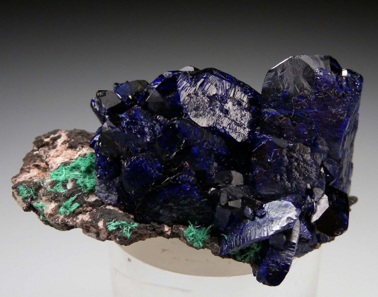 Azurite from Milpillas Mine, Cuitaca, Sonora, Mexico [db_pics/pics/p180e.jpg]