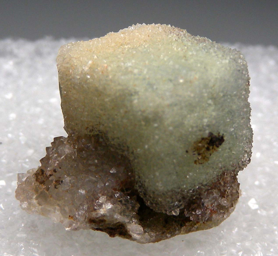 Quartz on Malachite after Azurite from Piedmont Mine, Brooklyn Peak, Yavapai County, Arizona, USA [db_pics/pics/p261c.jpg]