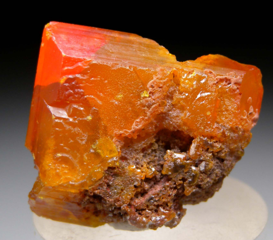 Wulfenite from Kimbanga, M'Fouati, Bouenza Dept., Rep. of Congo [db_pics/pics/p264a.jpg]
