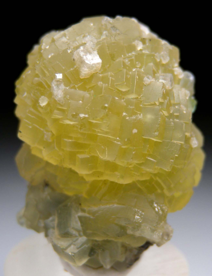 Tsavorite, Calcite on Prehnite from Merelani Hills, Arusha, Tanzania [db_pics/pics/p310a.jpg]