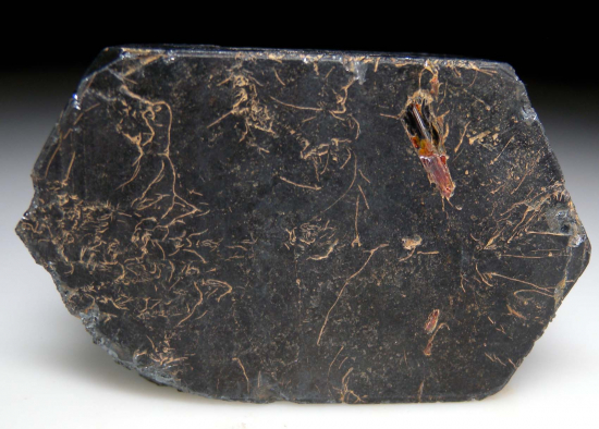 Rutile on Tantalite from Serra das Eguas, Brumado, Bahia, Brazil [db_pics/pics/p327b.jpg]